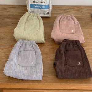 Baby.J 이지 조거 요루면 아기 파자마 팬츠 4color, 2size