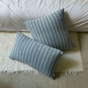 Stripe Knit Cushion / Pale Blue 쿠션 커버