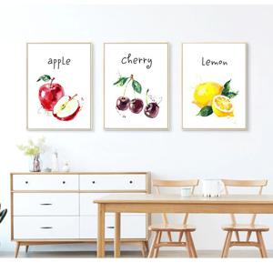 [해외]쉬운그림그리기 대형 DIY 명화 유화 아크릴화 그림 캔버스 색칠 일러스트 사과