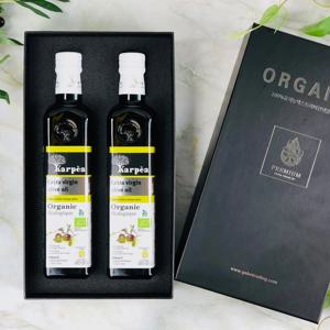 유기농 냉압착 엑스트라버진 올리브오일 올리브유 500ml 2병 선물세트