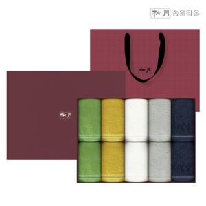 컬러풀 170g 10장 호텔 수건 프리미엄 선물세트