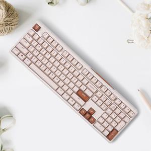 몬스타가츠 클래식104 보글보글 5세대 멤브레인 저소음 풀윤활 게이밍 사무용 유선 키보드