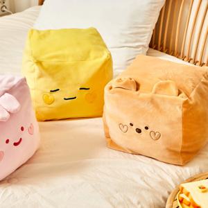 볼하트 큐브쿠션 버터곰/버터군/스크래빗
