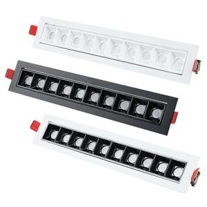 더쎈 LED 멀티 매입등 사각 10구 매립등 15W 다운라이트 자스민 V2 각도조절형