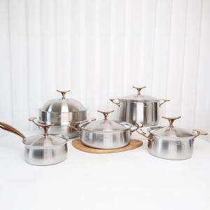 [1+1+1] 통5중 스텐 316 프리미엄 16편수+18양수+24전골 3종 냄비세트