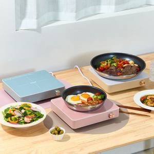 사각 인덕션 전기렌지 1구 휴대용 초슬림 터치식 다이얼조절 타이머  BDC-500C