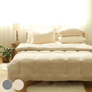 인형촉감 모찌모찌 스판 겨울극세사 차렵이불 (S/Q) 2colors