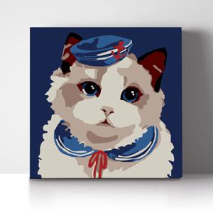 DIY 쉬운 명화그리기 유화세트 A-011 네이비켓 소형 20x20
