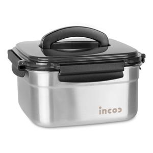 인콕 스텐콕 블랙 스텐 밀폐용기 정사각2호 3700ml