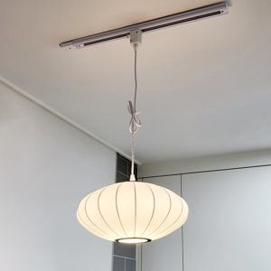 카페 식탁 인테리어 주방 조명 버블 1등 펜던트_B타입 레일형