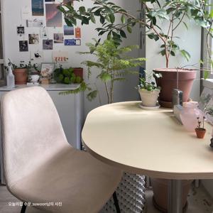 [리퍼]미즈 코듀로이 인테리어 카페 스틸 카페 식탁의자 3colors