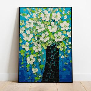 명화그리기 활짝핀 꽃 캔버스페인팅 DIY 유화그림 직장인취미