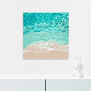 명화그리기 에메랄드 바다 20X20 캔버스페인팅 DIY 유화그림 집콕 취미