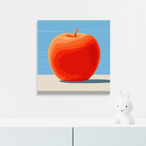 명화그리기 바다와 사과 20X20 캔버스페인팅 DIY 유화그림 집콕 취미