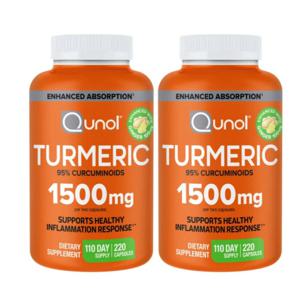 [해외] 강황 터머릭 1500mg 220캡슐 110회분 x 2개