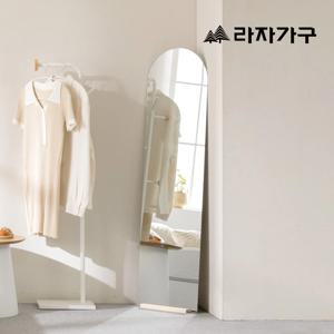 오르 비산방지 이동식 대형 스탠드 아치형 노프레임 전신거울 400