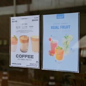 간편 설치 A4 아크릴 게시판 사무실 아파트 엘리베이터 게시판