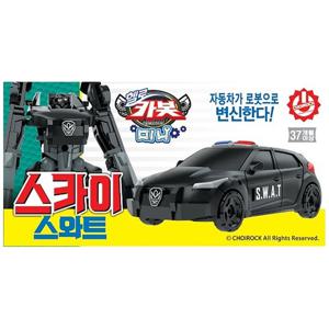헬로카봇 미니 스카이 스왓 자동차 변신 로봇