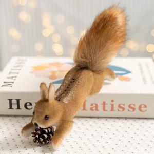 크리스마스 날다람쥐 인형 장식 8x27cm 소품 용품 데코 이벤트 파티 꾸미기