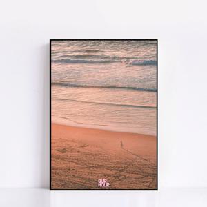 No.647 Dernier 바다 감성 일몰 산책 감도높은 분위기 낭만 사진 포스터 액