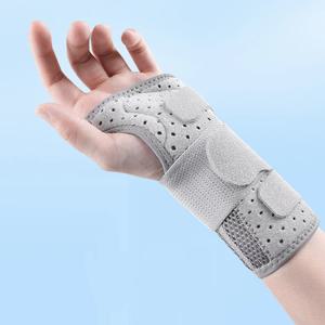 통풍메쉬원단 손목보호대 엄지형 듀얼알루미늄판 반깁스고정 강력밴드
