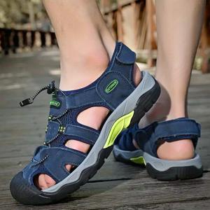 소가죽 남자샌들 여름트레킹화 물놀이 비치 운동화 아쿠아 스포츠샌들