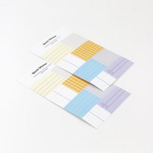 다이어리 꾸미기 메모지 스티커 Blank Sticker 1set(2pcs)