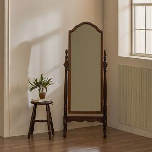 밀리의 거울 엔틱 원목 전신거울 빈티지 월넛 스탠드거울