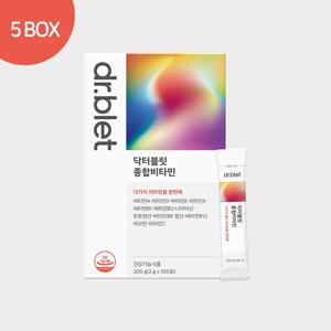 종합비타민 멀티비타민 비타민C 비오틴 엽산 종합영양제 100포 * 5박스