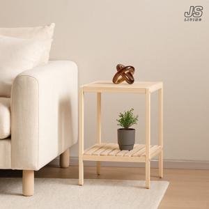 노트북 거실 사이드 테이블 간이 미니 책상 보조 수납 우드 원목 소파 침대 협탁