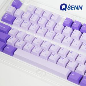 라벤더 PBT 체리프로파일 한글 키캡 122키