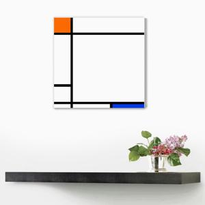 2316피에트 몬드리안-콤포지션5 /노프레임 아크릴 캔버스 판넬그림액자 순수추상 케이아트