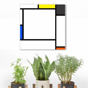 2320피에트 몬드리안-콤포지션12 /노프레임 아크릴 캔버스 판넬그림액자 순수추상