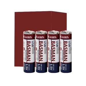 2세대 C타입 충전식 건전지 리튬이온 배터리 AA 4개입 (1650mAh)