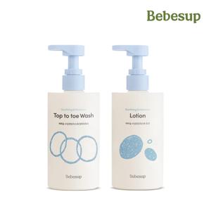 탑투토워시 300ml 1개 + 모이스춰 로션 300ml 1개