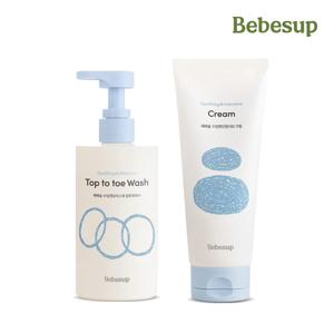 탑투토워시 300ml 1개 + 인텐시브 크림 300ml 1개