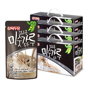 검은콩 미숫가루 파우치 두유 190ml 60팩