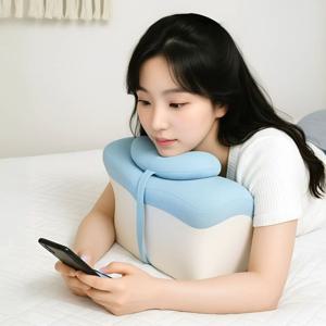 엎드려자는 베개 쿠션 역류방지 엎드려 다리 베개