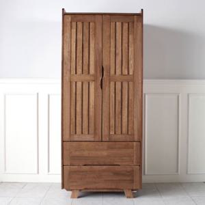 [리퍼] 원목 에이미 800 투서랍 2단수납 옷장 장농 월넛