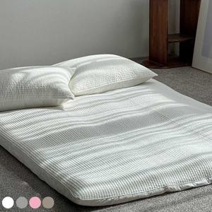 60수 피그먼트 워싱순면 사계절 목화솜 요커버 바닥요 바닥 이불 요매트 패드 까는이불