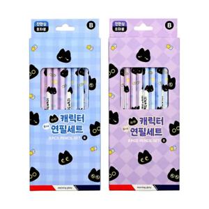 모닝 2500 캐릭터 연필세트 B (8자루) (2080)
