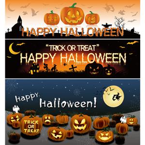 할로윈 데이 현수막 장식 파티 용품 소품 데코 호박