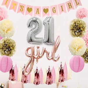 파티 대형 숫자 풍선 레터링 생일 용품 은박 실버