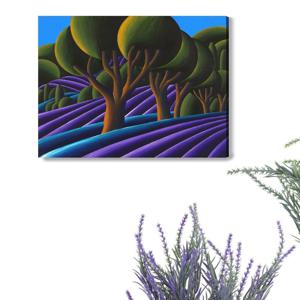 2271올러그 크보스토프-보라색 숲/우드 노프레임 아크릴 판넬액자 컨템포라리풍경화