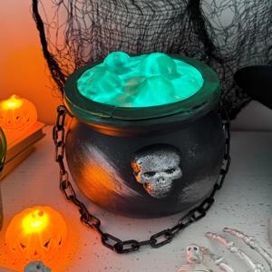 할로윈 가마솥 장식 불빛 소리나는 작동용품 할로윈캠핑장식