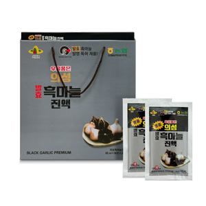 의성 우슬품은 발효 흑마늘 진액 30포 액기스 흑마늘즙 명절 선물세트