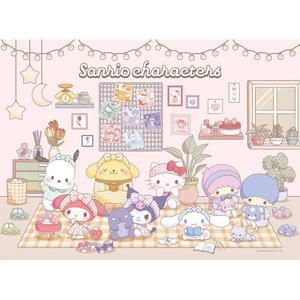500피스 직소퍼즐 - 산리오 파자마 파티