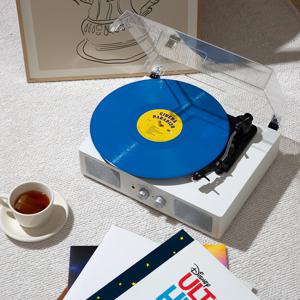 클래식 LP 레코드 플레이어 블루투스 스피커