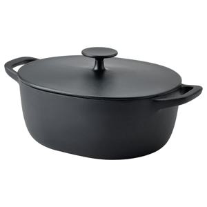 바르다겐 캐서롤+뚜껑 찜냄비 법랑 5L (인덕션/오븐겸용)