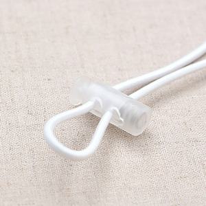 반투명 일자 스토퍼 스트링 끈 고무줄 길이조절 점퍼 후드 바지 의류 소품 가방